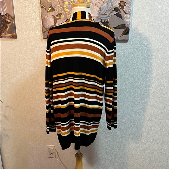 Ruby Rd. Multicolor Striped Cardigan​ - Picture 3 of 7
